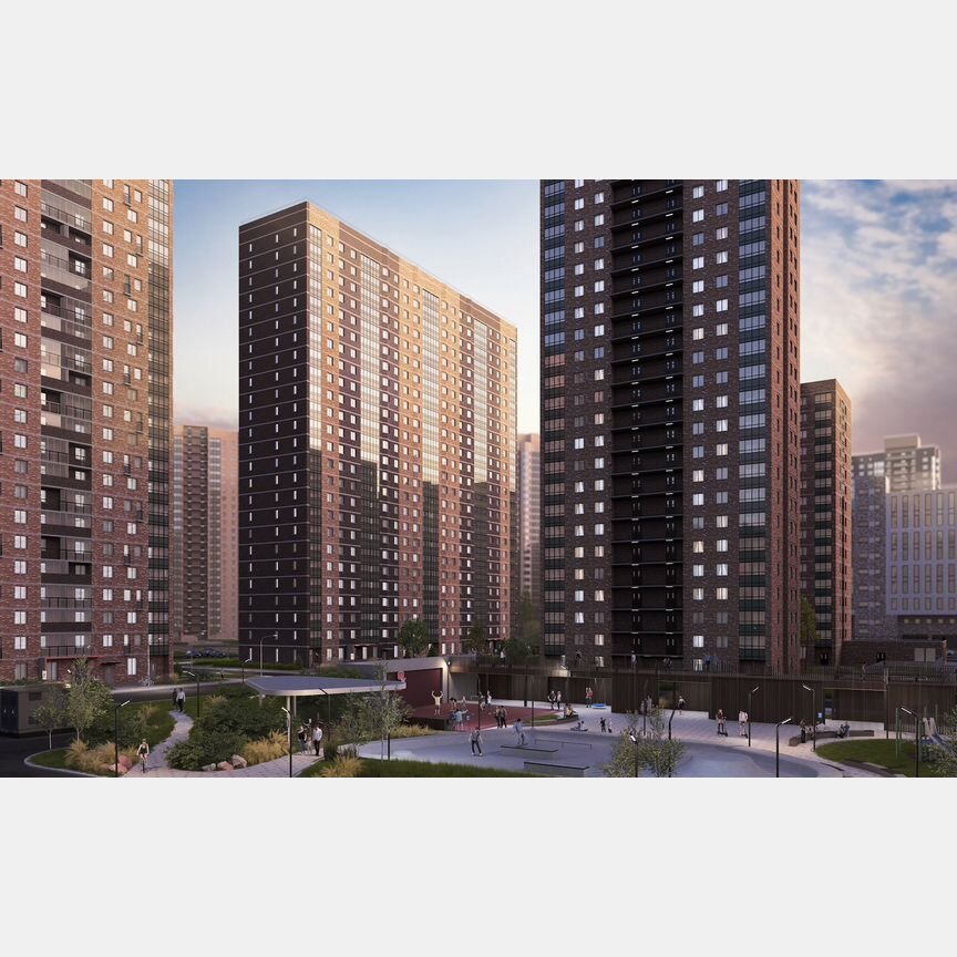 1-к. квартира, 35,2 м², 3/27 эт.