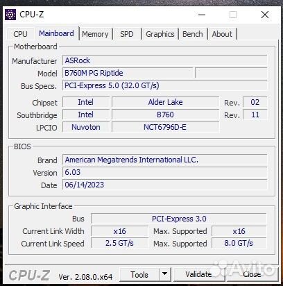 Intel Core i5-12600KF + ASRock B760M PG Riptide