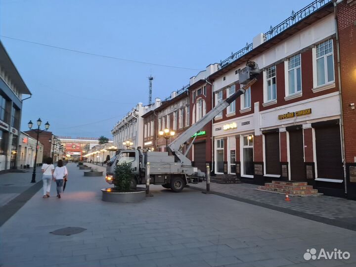 Аренда и услуги телескопической автовышки, 200 кг, 15 м