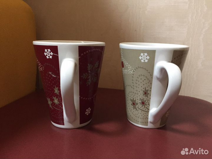 Набор кружек с новогодним рисунком