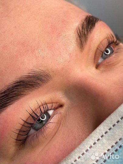 Ламинирование ресниц бровей