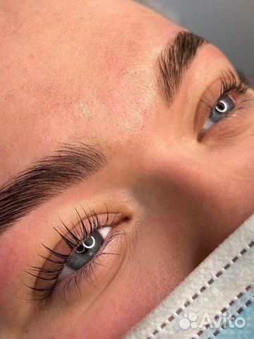 Ламинирование ресниц бровей