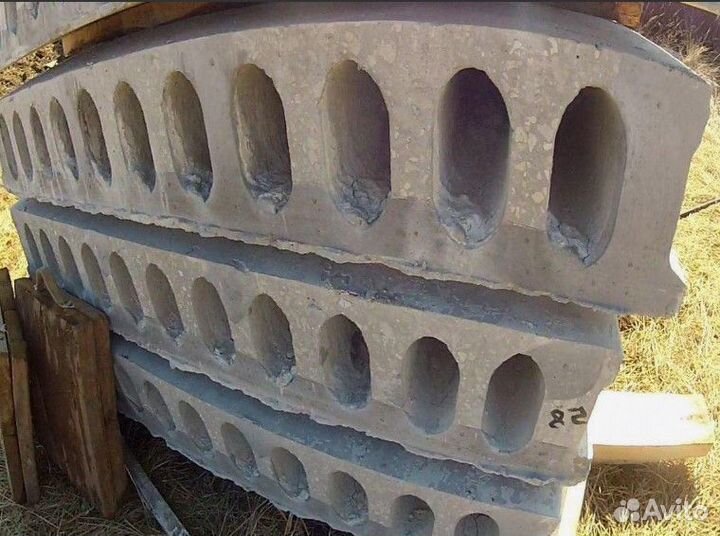 Плиты железо-бетонные, армированные