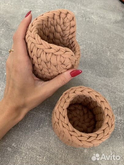 Корзинка плетеная для хранения мелочей