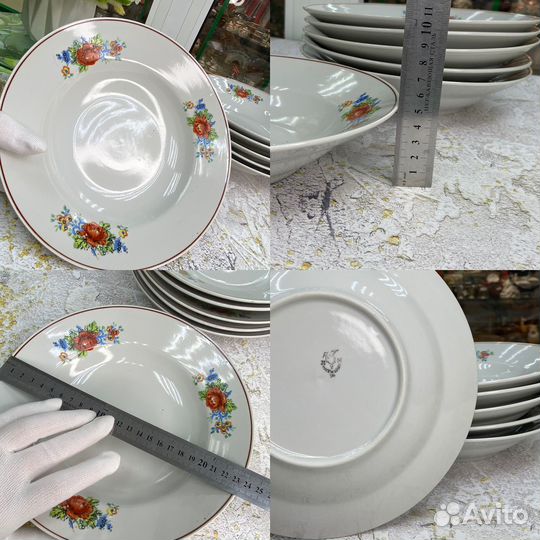 Фарфоровые тарелки