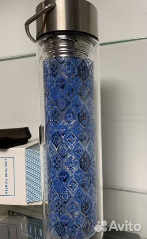 Термо кружка, стекло