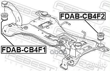 Сайлентблок подрамника ford focus -11 перед. FD