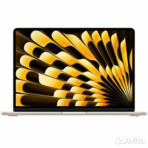 Ноутбук Apple MacBook Air 13 M3, 8 гб, 512 гб SSD, 8 Core CPU, 10 Core GPU, Starlight mrxu3