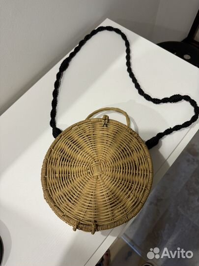 Соломенная сумка Mango