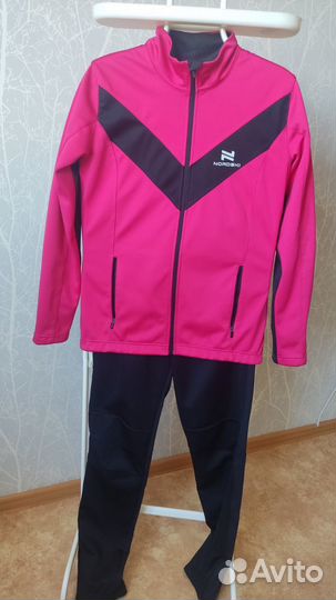 Разминочный костюм Nordski base Pink/Black W