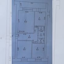 3-к. квартира, 59,6 м², 3/5 эт.