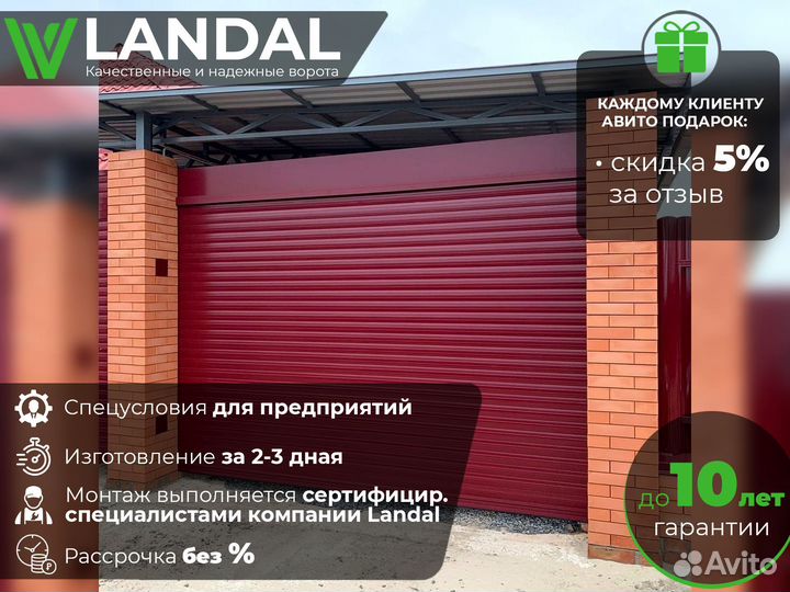 Автоматические роллетные ворота