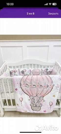 Бортики в кроватку