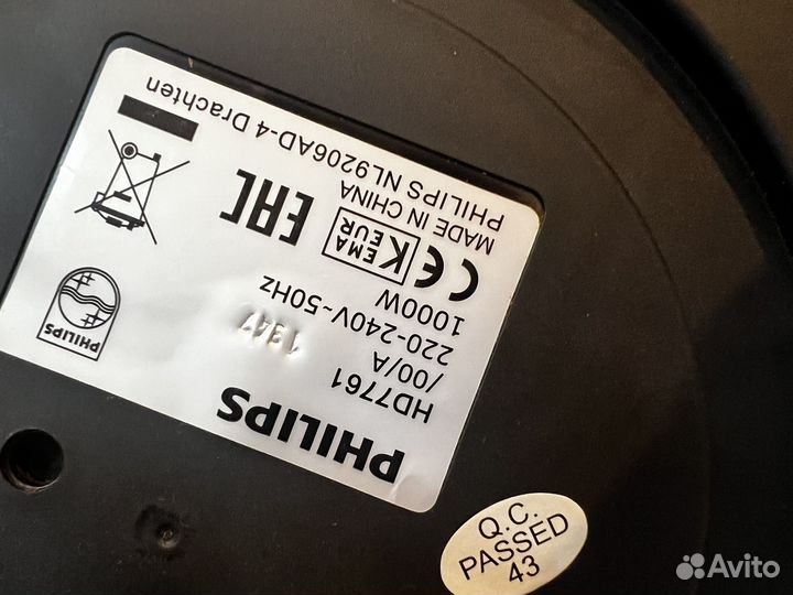 Кофеварка капельная philips