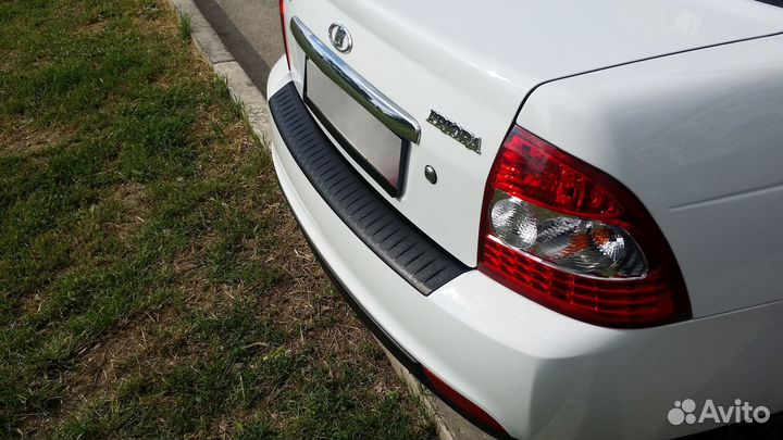 Накладка на задний бампер Лада Приора 2170 седан