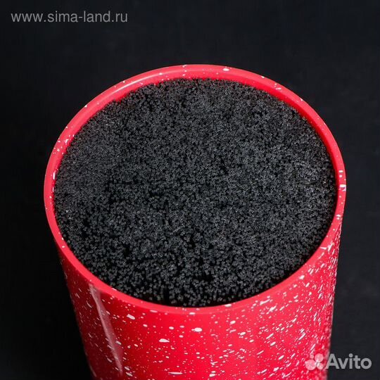 Подставкадля ножей «Красный гранит», 1122 см, с на