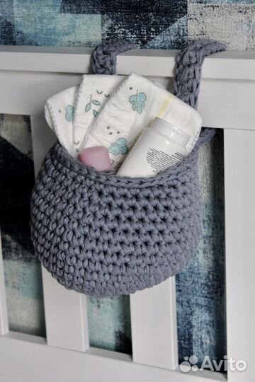 Органайзер для кроватки, корзинка