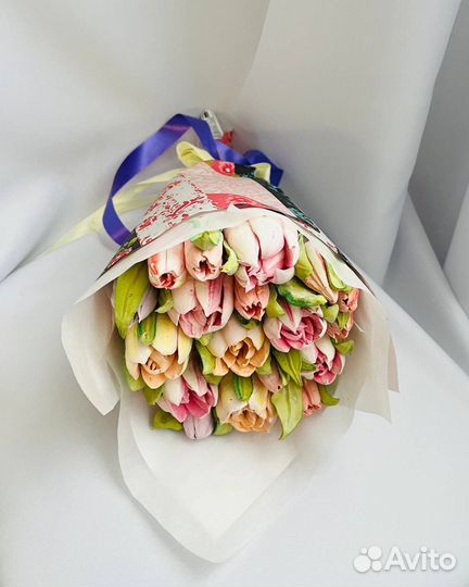 Зефирные букеты, макарон, макаронс, макаруны