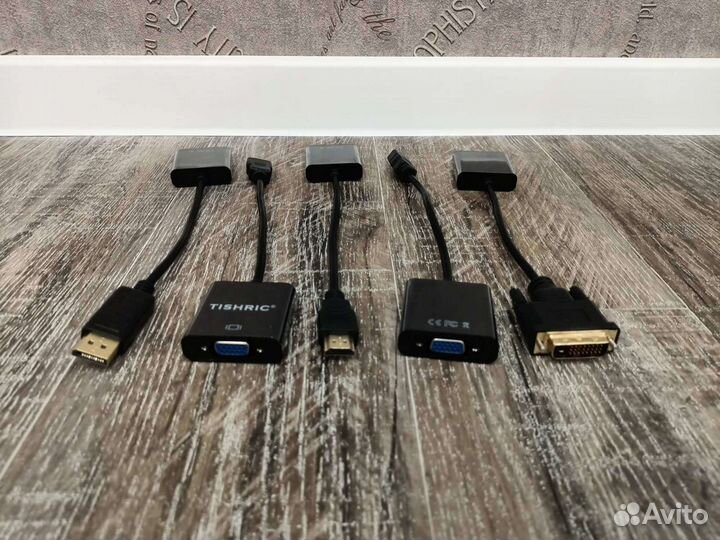 VGA переходник-конвертер (DVI HDMi DP)