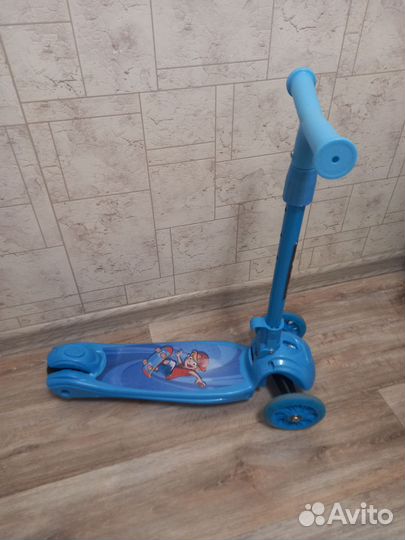 Самокат детский трехколесный бу