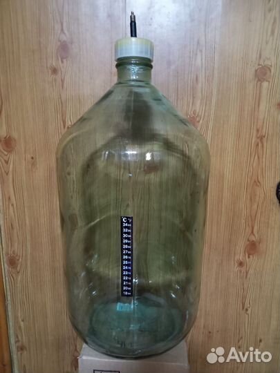 Бутыль стеклянный 22.5 лит