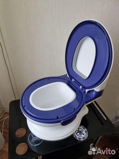 Детский горшок унитаз музыкальный