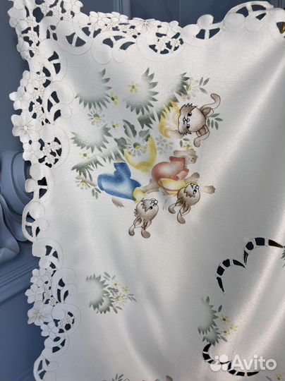 Салфетка винтажная новая 85х85