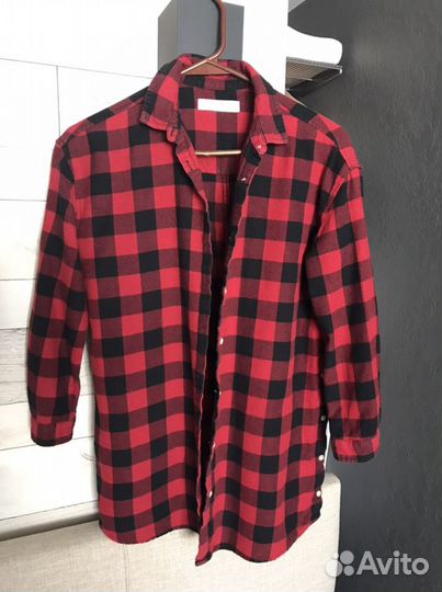 Рубашка в клетку zara