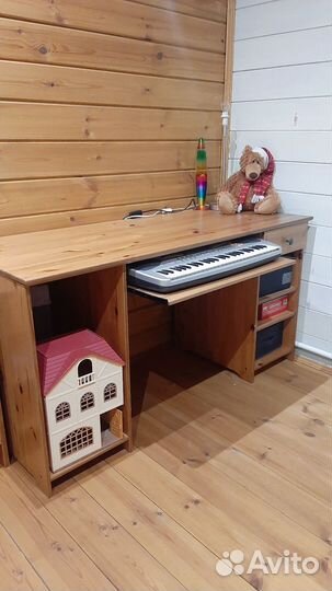 Компьютерный стол IKEA массив дерева