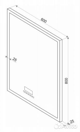 Зеркало с подсветкой