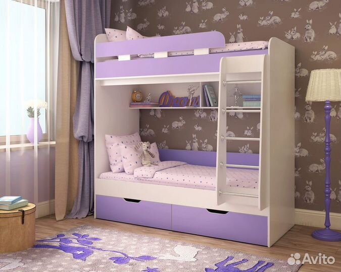 Двухъярусная кровать Юниор-5. Новая. Любые цвета