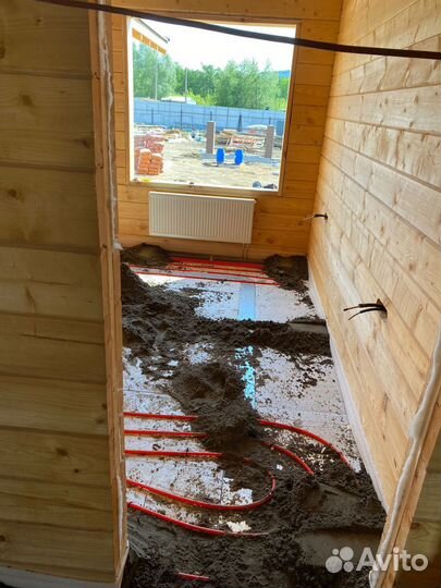 Стяжка пола за один день