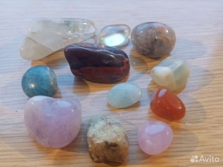 Коллекция из 11 настоящих минералов