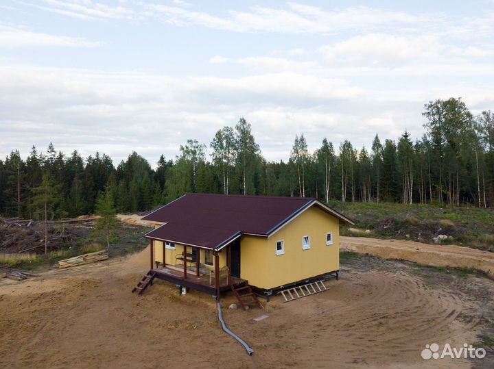 Каркасный дом для постоянного проживания 40 м