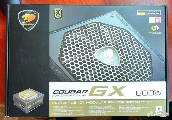 Блок питания Cougar GX 800