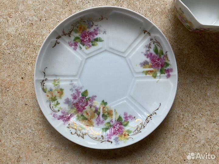 Антикварная чайная пара