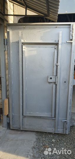 Ворота гаражные металлические бу