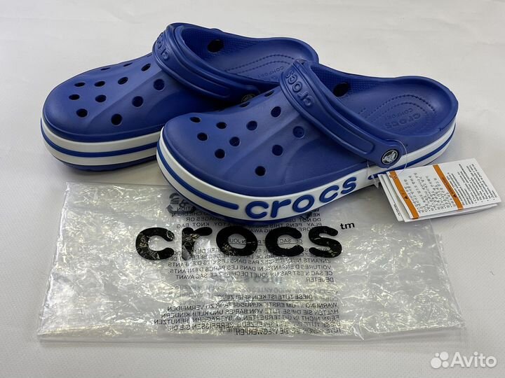 Crocs синие белые m6-m12