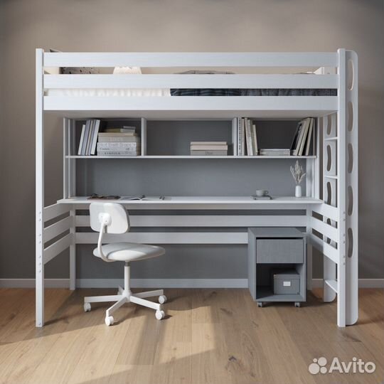 Кровать Чердак со столом Краснодар