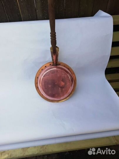 Грелка медная для кровати 19 в