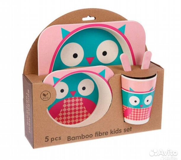Набор посуды из бамбука