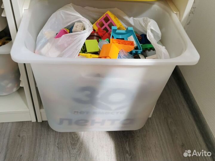 Огромный пакет деталей lego duplo