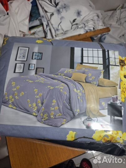 Постельное белье евро хлопок новое