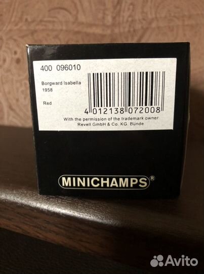 Borgward Isabella 1958 Minichamps