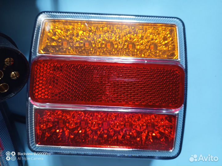 Светодиодные фонари с проводкой для прицепа