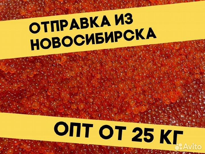 Икра красная кеты, июнь 2023 года