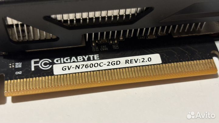 Видеокарта gigabyte GV-N760OC-2GD rev 2.0