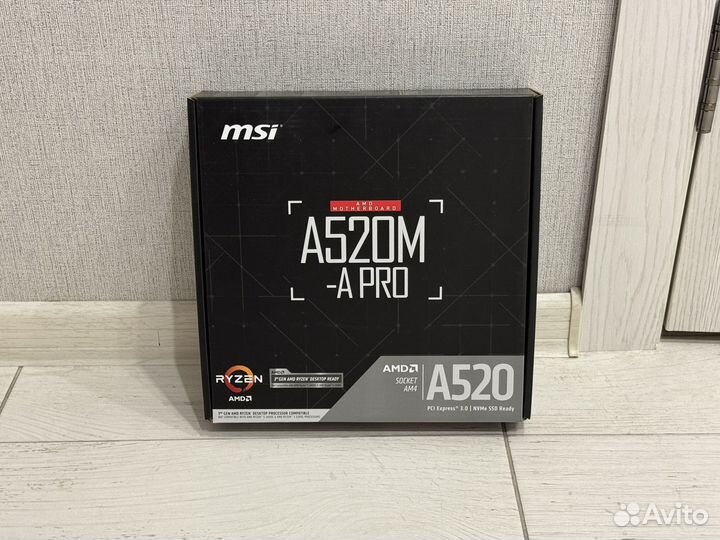 Новая Мат. Плата MSI A520M-A PRO (Чек, Ситилинк)