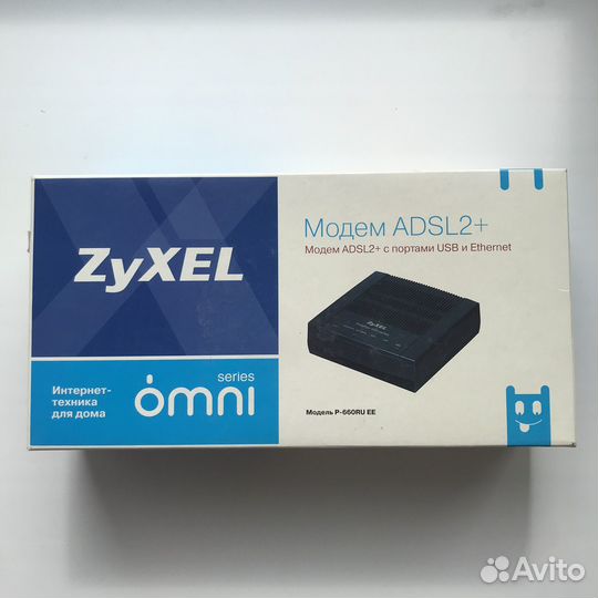 Модем zyxel P-660RU EE