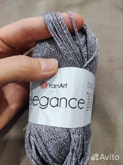 Пряжа YarnArt elegance 102 светло серый